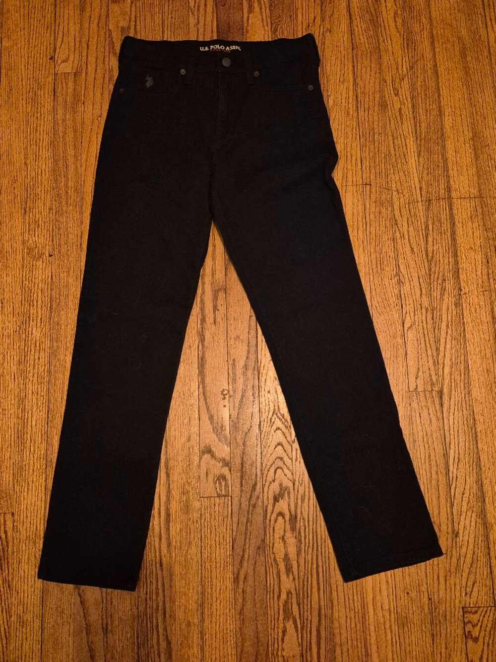 U.S. Polo Assn. Women's Classic Black Skinny Jeans waist 30 inch